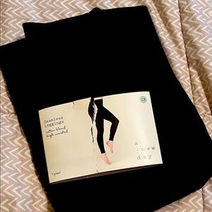 A New Day Black Cotton Blend Leggings